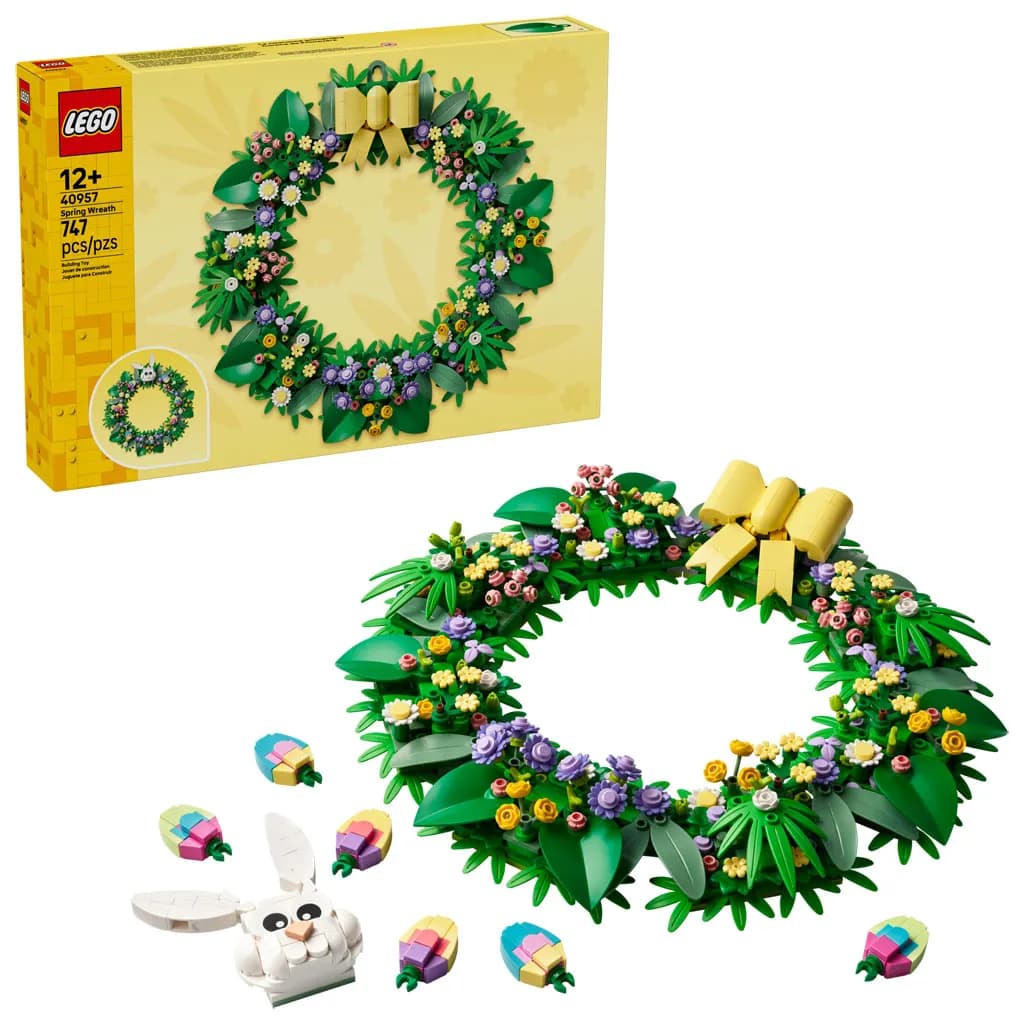 Featured image for article: LEGO's Spring Wreath Offers Seasonal Building Fun