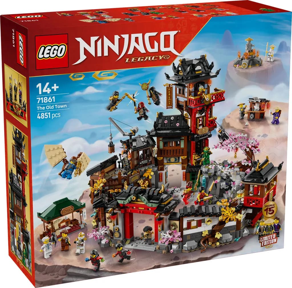 Featured image for article: Ninjago's 15th Anniversary Gets a Massive Celebration with The Old Town Set