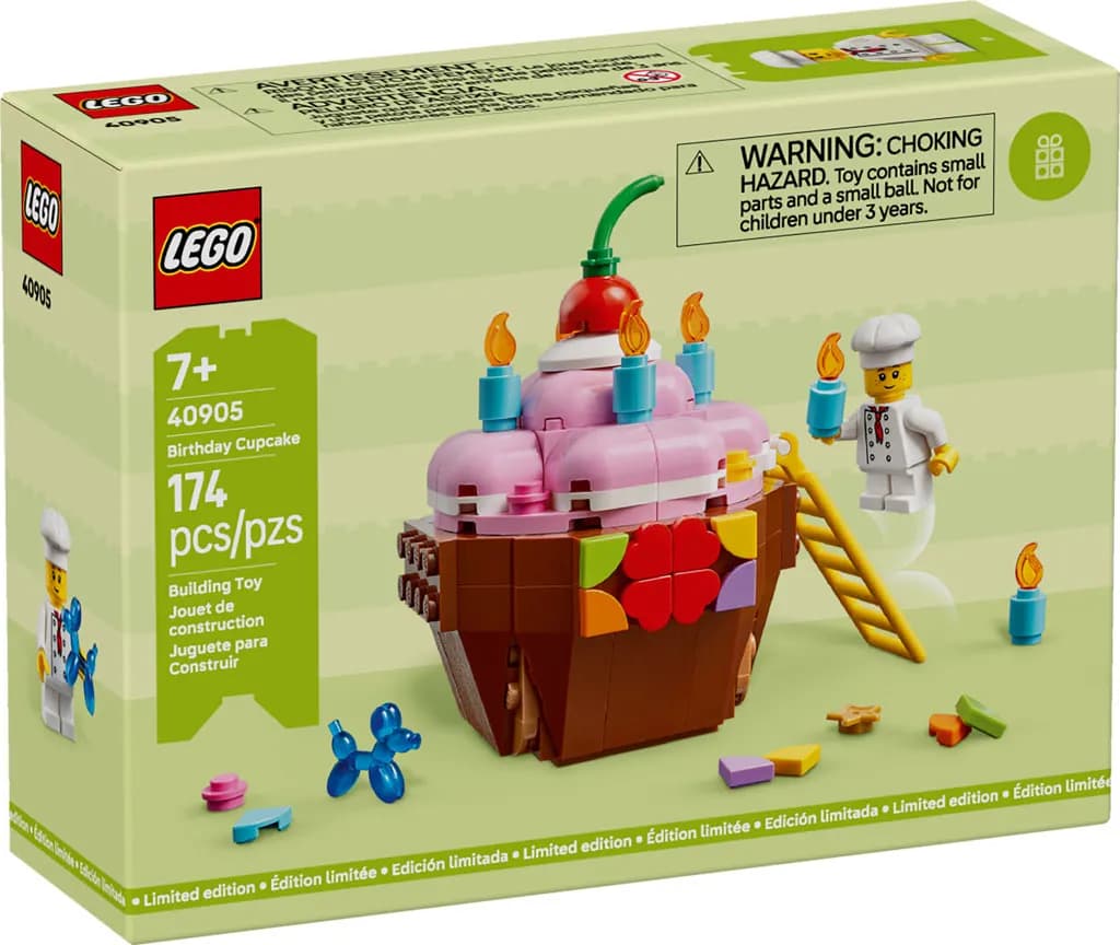 Featured image for article: LEGO's New Birthday Cupcake GWP is Rather Sweet